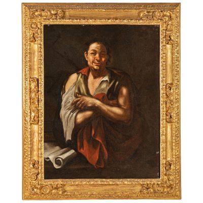 Peintre Napolitain DU 18e SIÈCle