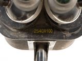 a close up view of a pair of binoculars on a tripod