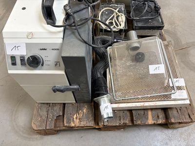 a pile of assorted appliances on a pallet