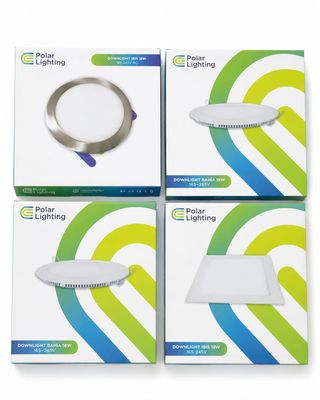 quatre types différents de spots LED dans un coffret