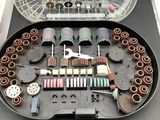 a tray with a lot of tools on a table