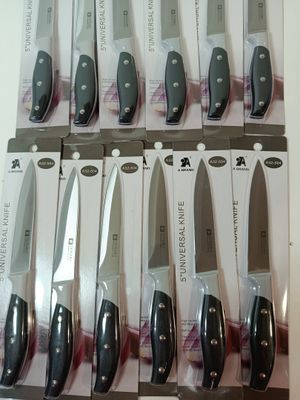 12 couteaux de cuisine Lame en acier inoxydable