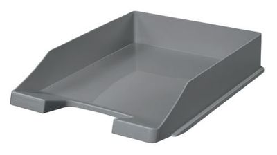 Bac à courrier - Plastique gris - Format A4 - Empilable - Or…