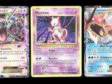 pokemon card game cards are shown on a black background