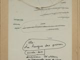 an old picture of a piece of paper with some writing on it
