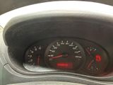 a close up of a car dashboard with a speedometer