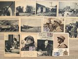 une vieille photo représentant un ensemble de clichés d'hommes et de femmes en uniforme militaire