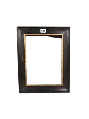 an image of a black picture frame with a number on it