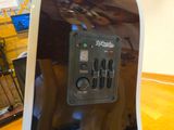 a close up of a control panel on a snowboard
