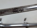 a close up of a metal handle on a bike