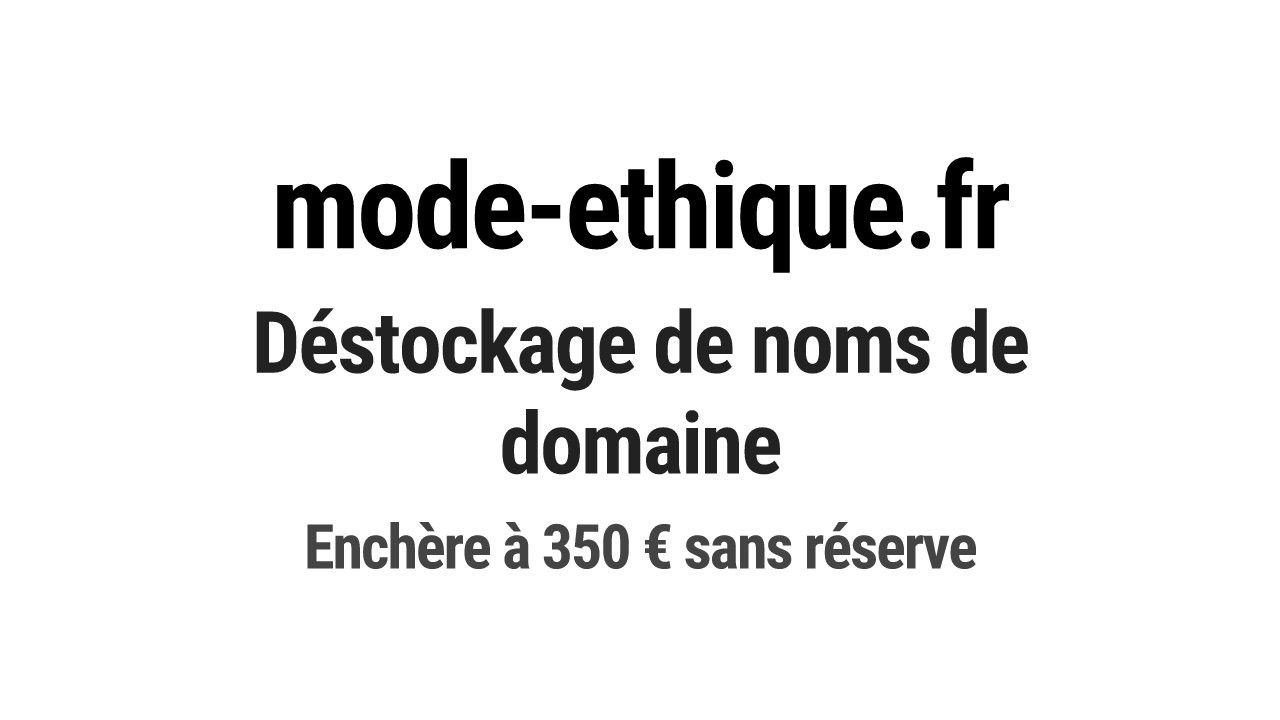 Destockage & Invendus