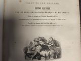 an old book with a picture of a bunch of people
