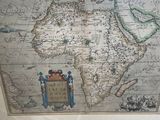 a picture of a picture of a map in a frame