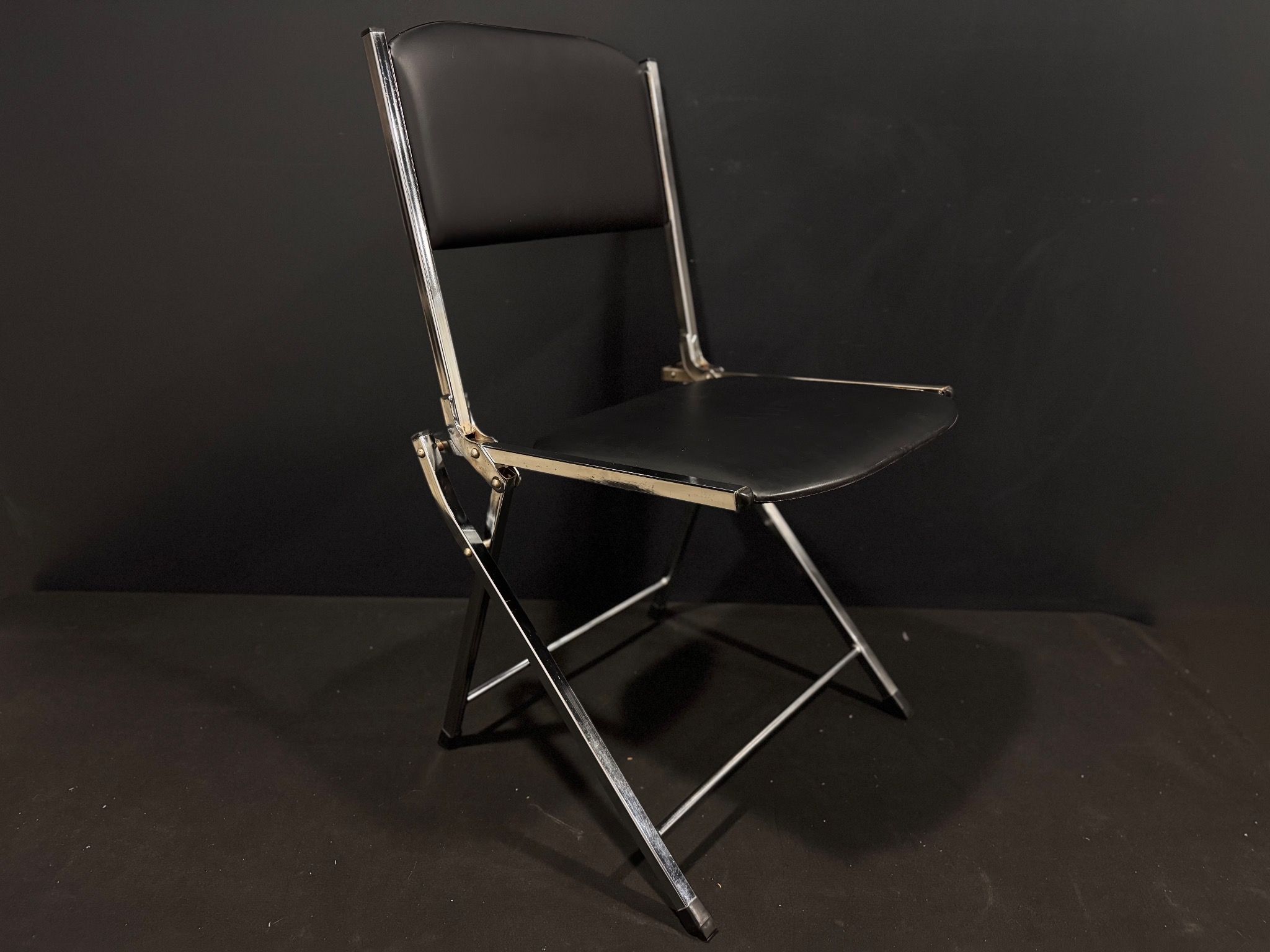 Chaise pliante de la marque Eyrel (circa 1970).