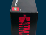 batman the dark knight action figure in a box with a batman logo on it