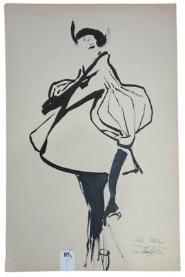 an image of a drawing of a woman in a white coat