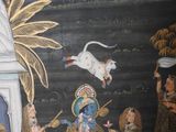 a picture of a painting on the wall of a building