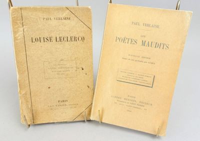 VERLAINE (Paul). Louis Leclercq. Le Poteau - Pierre Duchatel…