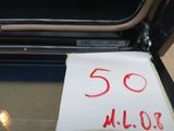 a sign on the door of a car that says 50 million
