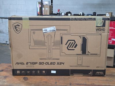 une boîte en carton sur laquelle est représenté un ordinateur