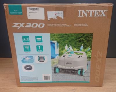 the box is open on the table with the contents in it