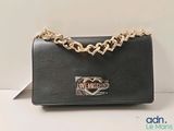 black love moschi bag with gold chain strap