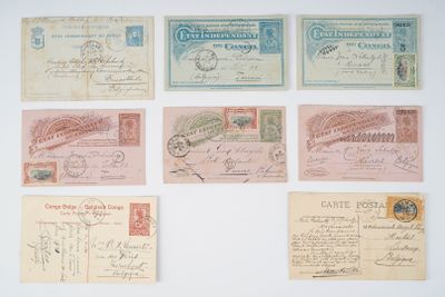 Correspondances philatéliques Congo 1894-1920 - Collection rare