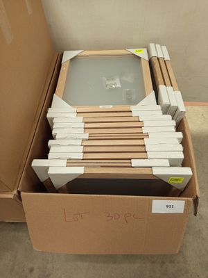 Lot de 30 cadres reverso chène