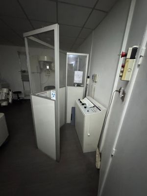 an image of a bathroom with a washer and dryer in it