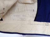 a close up of a piece of clothing with a label on it