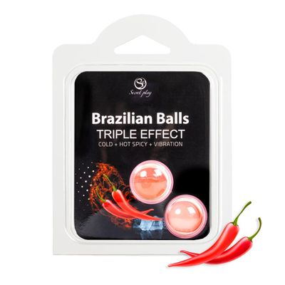 SECRET PLAY - Brazilian Balls Triple Effect - Billes de mass…