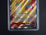 a close up of a pokemon card on a table