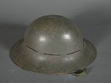 a helmet that is sitting on a table