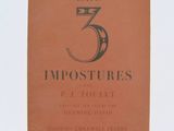 un vieux livre dont le titre est « Les 3 impostures »