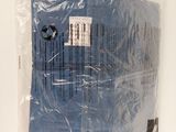 a plastic bag with a picture of a man on it
