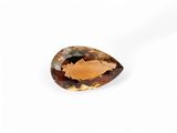 a large faceted smokyite gems on a white background
