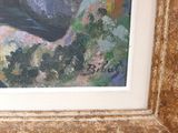a picture of a painting on the wall of a room