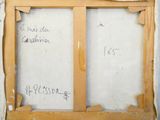 a picture of a picture of a window with writing on it