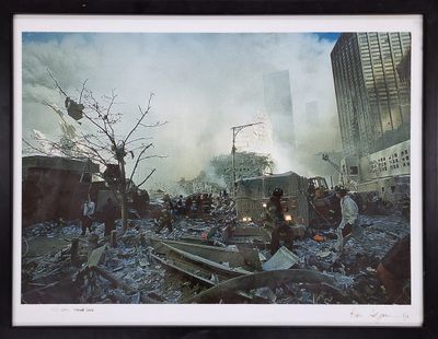 Ron AGAM (né en 1958) Ground Zero - 9.11.2001