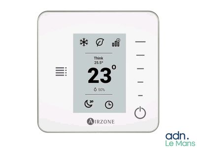 Thermostat Airzone - Think 8 Z radio - Blanc pour IP6 - Réf …