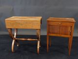 paire de tables de chevet françaises du début du XXe siècle