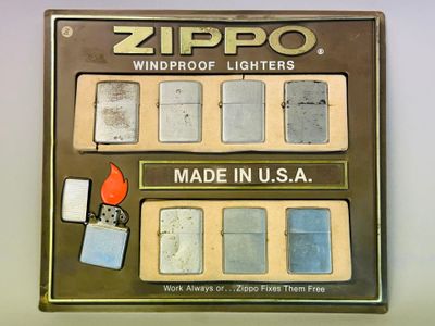 briquets Zippo résistants au vent, fabriqués aux États-Unis