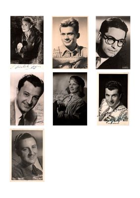 several black and white photographs of men and women in old fashion