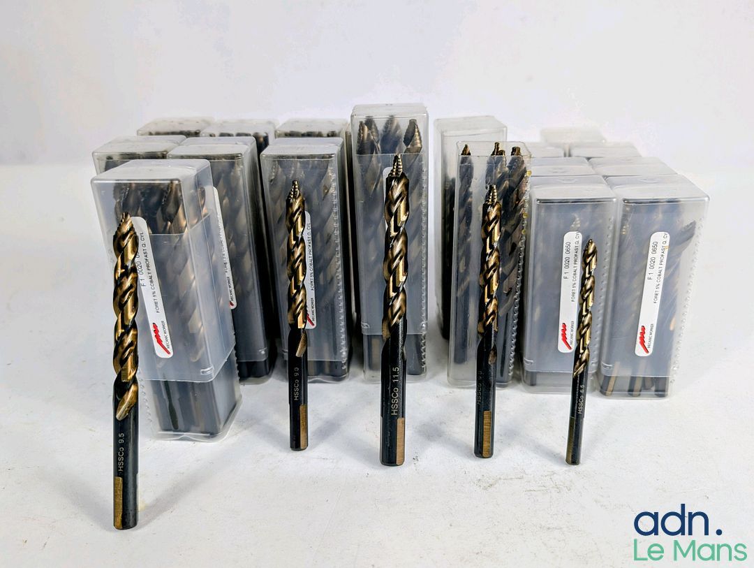 Lot de 150 forets avec 5 % de cobalt, Profast, de fabricatio…