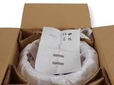a cardboard box with a package in it on a white background