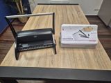an image of a table with a printer and a box on it