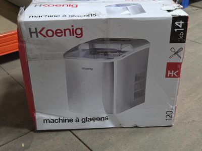 packaging of a machine that is sitting on the ground