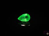 a green diamond in the dark