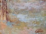 a painting of a boat in a body of water