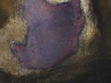 an image of a painting of a bird sitting on a tree branch
